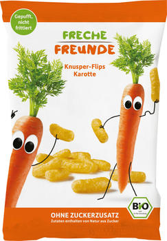 erdbär Kindersnack Knusper-Flips Karotte Freche Freunde (30 g)