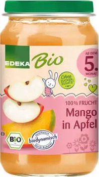 Edeka Bio Mango in Apfel, Demeter