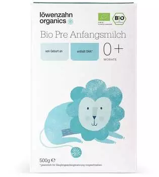Löwenzahn Organics Bio Pre Anfangsmilch Löwenzahn Organics Bio Pre Anfangsmilch
