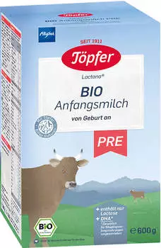T&ouml;pfer Lactana Bio Pre (600 g)