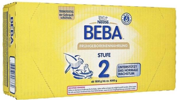 BEBA Frühgeborenennahrung Stufe 2 trinkfertig (32x90ml) Test TOP Angebote  ab 33,51 € (August 2023)