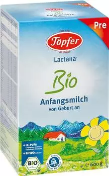 T&ouml;pfer Lactana Bio Anfangsmilch (600g)
