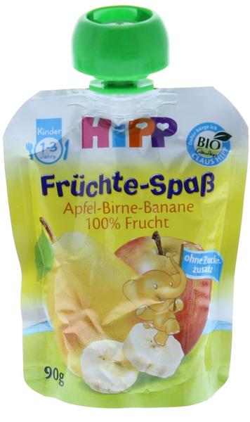 Hipp Früchte-Spaß Apfel-Birne-Banane (90 g)
