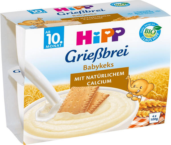 Hipp Grießbrei Babykeks (4x100 g)