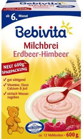 Bebivita Milchbrei Erdbeer-Himbeer (600 g)