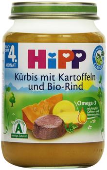 Hipp Kürbis mit Kartoffeln und Bio-Rind (190 g)