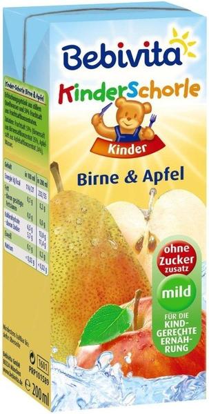 Bebivita KinderSchorle Birne & Apfel (200 ml)