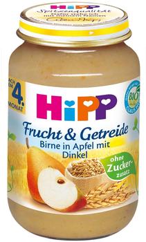 Hipp Frucht & Getreide Birne in Apfel mit Dinkel (190 g)