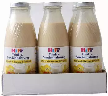 HiPP Sondennahrung mit Milch, Banane & Pfirsich 12 x 500 ml