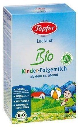Töpfer Lactana Bio Kinder-Folgemilch 500 g