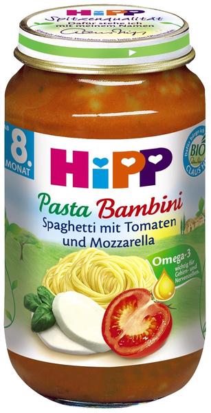HiPP Bio Pasta Bambini Spaghetti mit Tomaten und Mozzarella 6 x 220 g