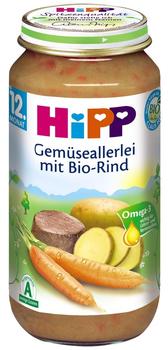 Hipp Gemüseallerlei mit Bio-Rind (250 g)