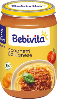 Bebivita Bio Spaghetti Bolognese ab 8. Monat