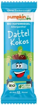 Pumpkin Organics Bio Haferriegel mit Dattel & Kokosnuss