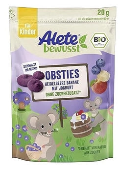 Alete bewusst Obsties Heidelbeere Banane mit Joghurt