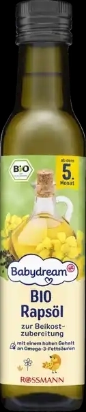 Babydream Bio Rapsöl zur Beikostzubereitung
