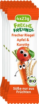 erdbär Fruchtriegel mit Getreide Apfel Karotte ab 1 Jahr (4x23 g)