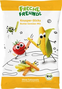 erdbär Kindersnack Knusper-Sticks bunter Gemüse-Mix ab 1 Jahr (30 g)