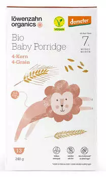 L&ouml;wenzahn Organics Bio Baby Porridge 4- Korn, Demeter