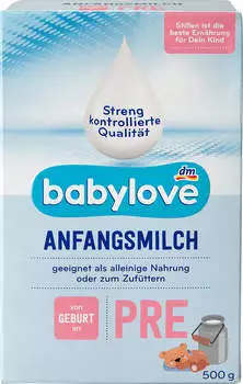 Dm Babylove Anfangsmilch Pre