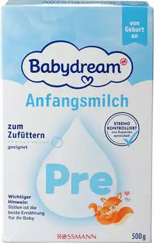 Rossmann Babydream Anfangsmilch Pre