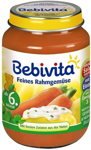 Bebivita Feines Rahmgemüse 6 x 190 g