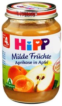 Hipp Milde Früchte Aprikose in Apfel (190 g)