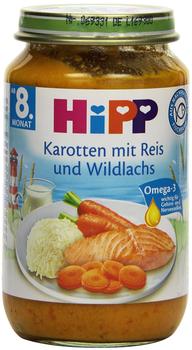 HiPP Karotten mit Reis und Wildlachs 6 x 220 g