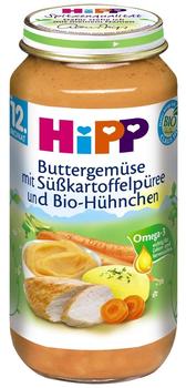 Hipp Buttergemüse mit Süßkartoffelpüree und Bio-Hühnchen (250 g)