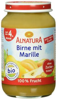 Alnatura Früchte 5. Monat Birne mit Marille (190 g), 6 Stück