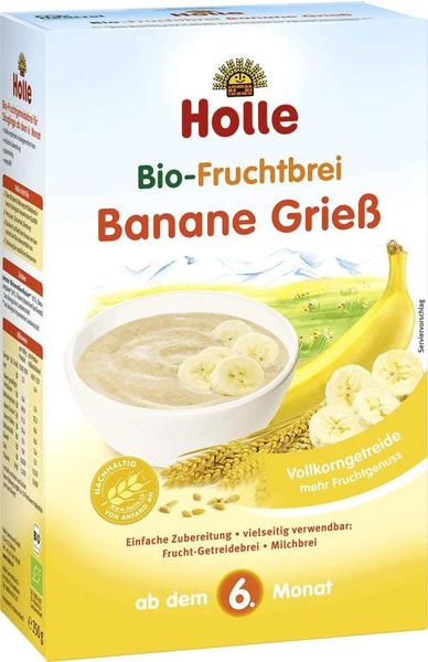 Holle Bio-Fruchtbrei Banane Grieß (250g)