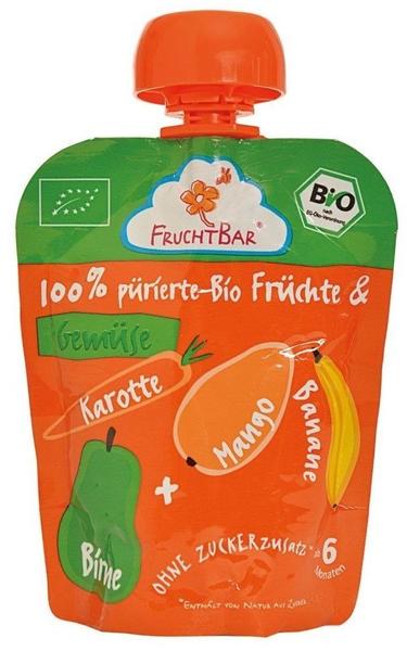Frucht Bar Bio Fruchtpüree Mango Karotte (90 ml)