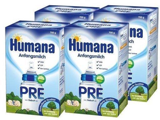 Humana Pre Anfangsmilch 4 x 700 g