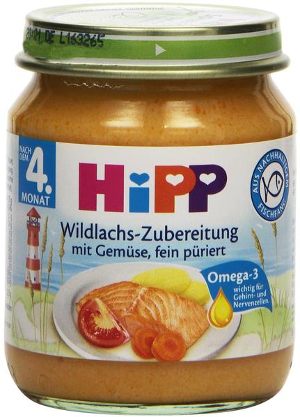 Hipp Wildlachs-Zubereitung mit Gemüse (125 g)