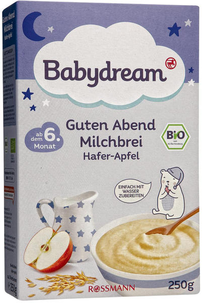 Babydream Guten Abend Milchbrei Hafer-Apfel 250g