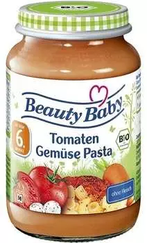 Beauty Baby Tomaten Gem&uuml;se Pasta 190g