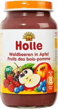 Holle Waldbeeren in Apfel (220 g)