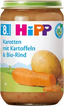 Hipp Kartoffel-Gemüse mit Bio-Rind (220 g)