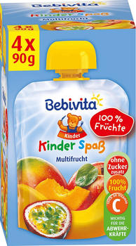 Bebivita Kinder Spaß Multifrucht (4 x 90 g)