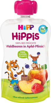 Hipp Hippis Quetschie Waldbeeren in Apfel-Pfirsich (100 g)