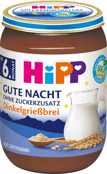 Hipp Gute Nacht Dinkelgrießbrei (190 g)