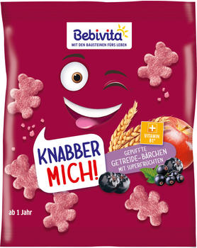 Bebivita Knabber mich! Gepuffte Getreide-Bärchen mit Superfrüchten (30g)