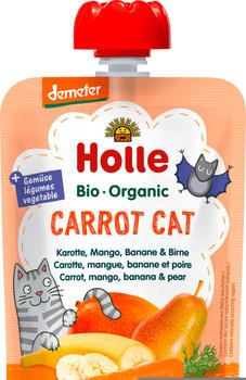 Holle Demeter Carrot Cat - Pouchy Karotte, Mango, Banane & Birne (100g)