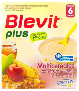 Blevit Plus Multicereals with dried fruit, honey and fruits (600g) Blevit Plus Multicereals with dried fruit, honey and fruits (600g)