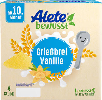 Alete bewusst Grießbrei Vanille