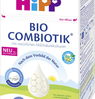 Hipp Bio Combiotik Folgemilch 2 ohne Stärke nach dem 6. Monat