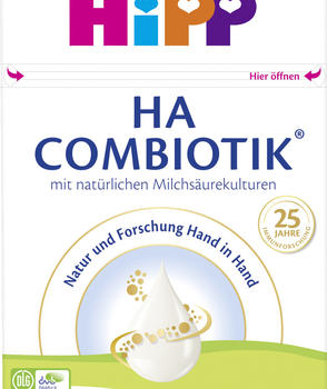 Hipp HA1 Combiotik Anfangsmilch von Geburt an