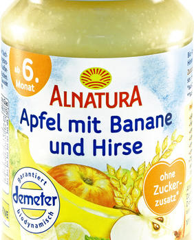 Alnatura Bio Apfel mit Banane & Hirse