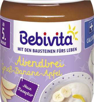 Bebivita Bio Abendrei Grieß-Banane-Apfel