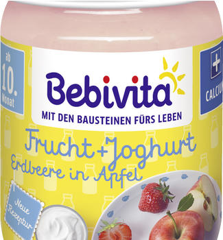 Bebivita Bio Frucht+Joghurt Erdbeere in Apfel